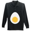 Long Sleeve Silk Touch Polo with Pocket Thumbnail