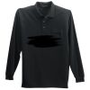 Long Sleeve Silk Touch Polo with Pocket Thumbnail